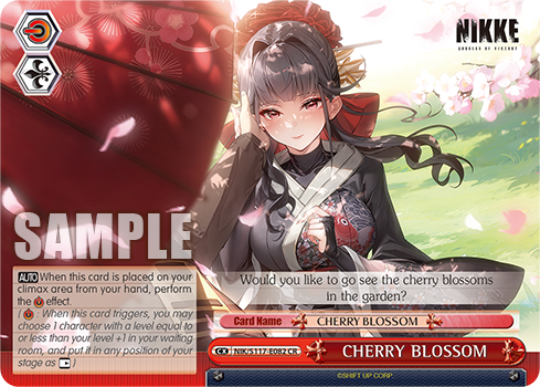 CHERRY BLOSSOM - NIK/S117-E082 - Climax Rare  1