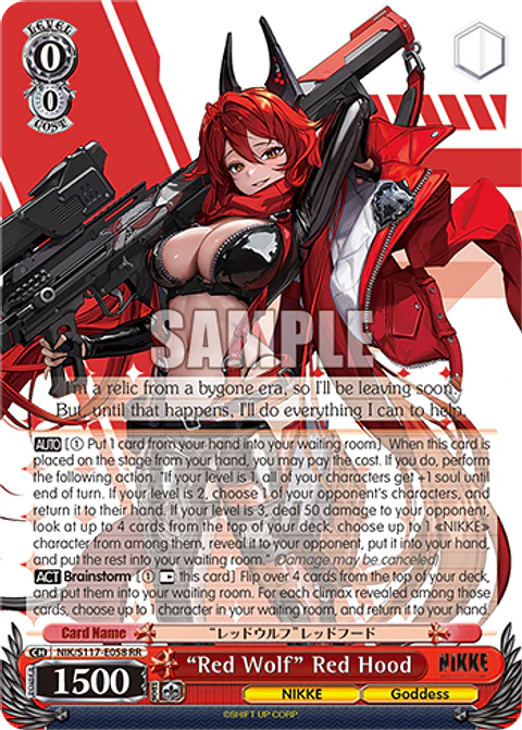 “Red Wolf” Red Hood - NIK/S117-E058 - Double Rare 