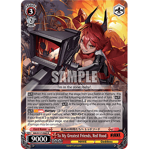 To My Greatest Friends, Red Hood - NIK/S117-E065 - Rare 