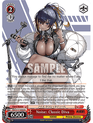Noise: Classic Diva - NIK/S117-E064 - Rare 