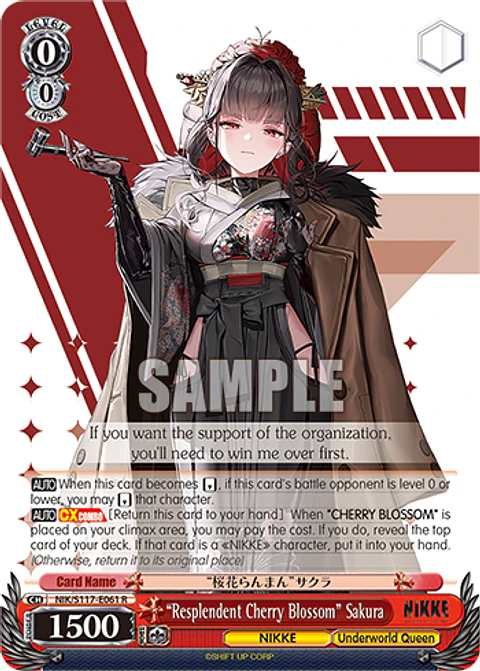 “Resplendent Cherry Blossom” Sakura - NIK/S117-E061 - Rare 