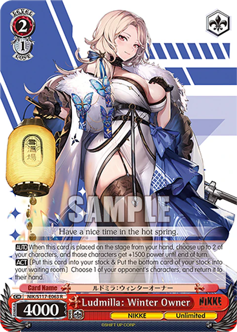Ludmilla: Winter Owner - NIK/S117-E063 - Rare 