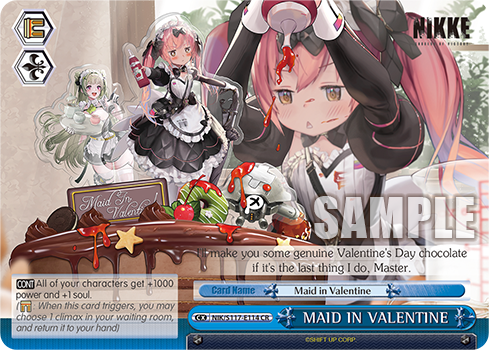 MAID IN VALENTINE - NIK/S117-E114 - Climax Rare  1