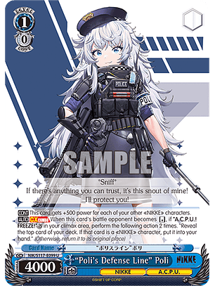 “Poli's Defense Line” Poli - NIK/S117-E099 - Uncommon 