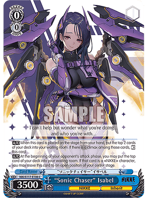 “Sonic Chaser” Isabel - NIK/S117-E106 - Common 