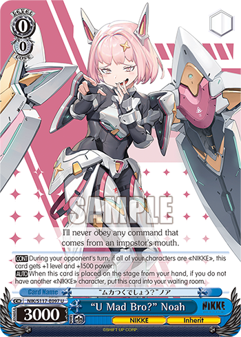 “U Mad Bro?” Noah - NIK/S117-E097 - Uncommon  1