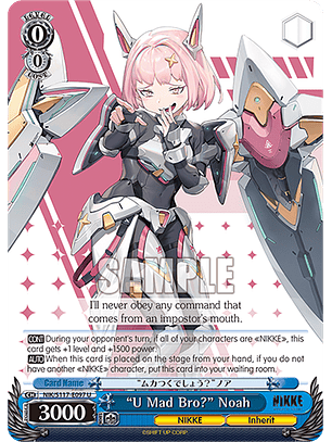 “U Mad Bro?” Noah - NIK/S117-E097 - Uncommon 