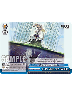 NEW YEAR, NEW SWORD - NIK/S117-E113 - Climax Rare 