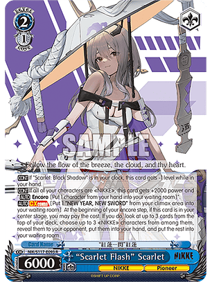 “Scarlet Flash” Scarlet - NIK/S117-E093 - Rare 