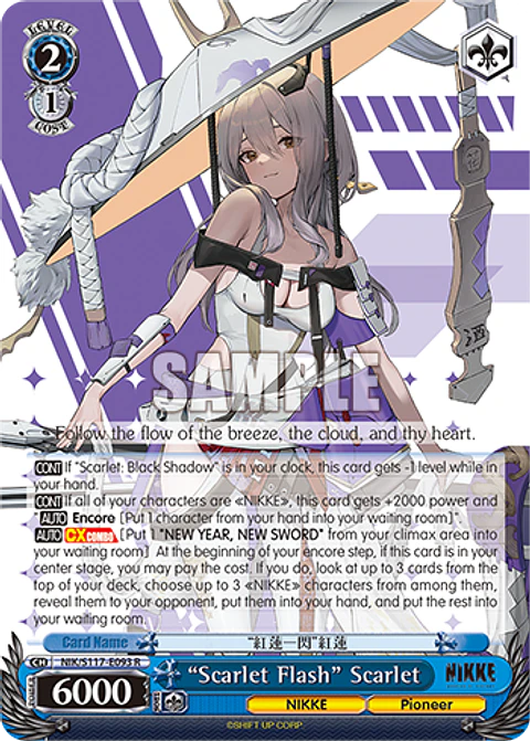 “Scarlet Flash” Scarlet - NIK/S117-E093 - Rare 