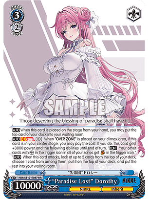 “Paradise Lost” Dorothy - NIK/S117-E087 - Double Rare 