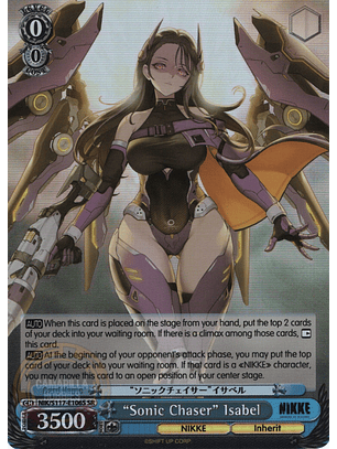 “Sonic Chaser” Isabel - NIK/S117-E106SR - Super Rare 