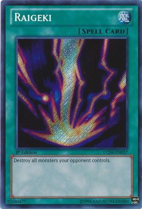 Raigeki - LCJW-EN057 - Secret Rare