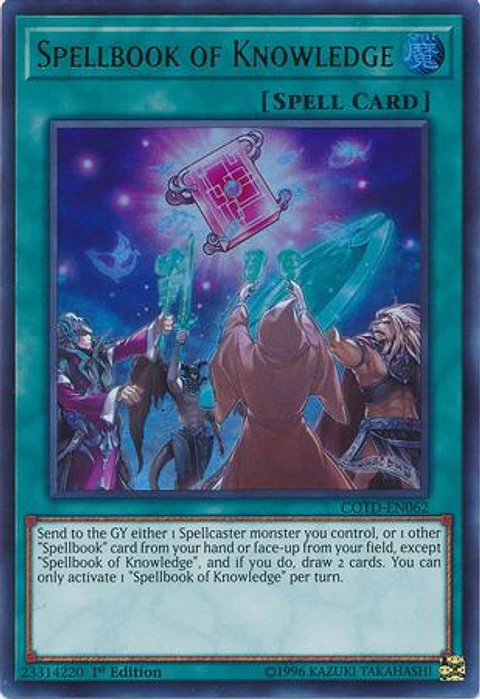 Spellbook of Knowledge - COTD-EN062 - Ultra Rare