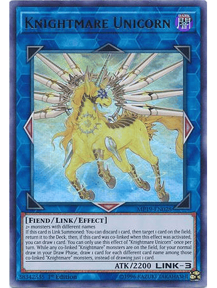 Knightmare Unicorn - MP19-EN028 - Ultra Rare