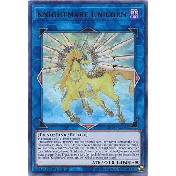 Knightmare Unicorn - MP19-EN028 - Ultra Rare