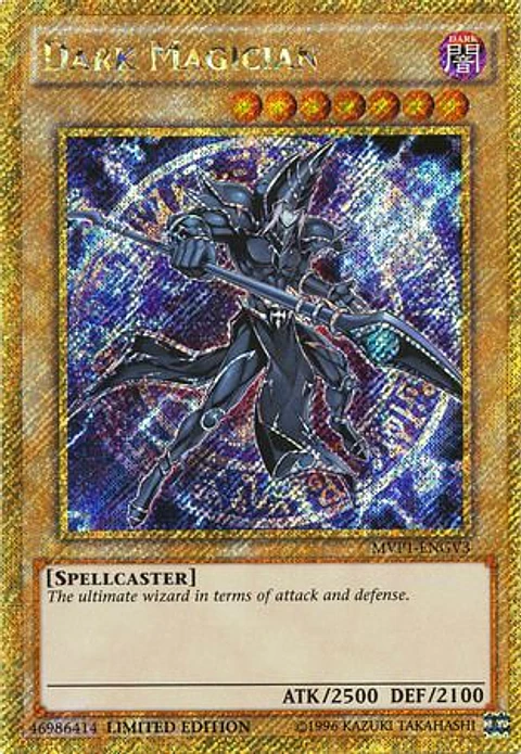 Dark Magician - MVP1-ENGV3 - Gold Secret Rare Limited Edition