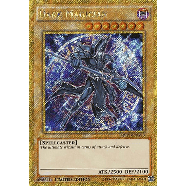 Dark Magician - MVP1-ENGV3 - Gold Secret Rare Limited Edition