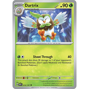 Dartrix - 014/197 - Uncommon - OBF 