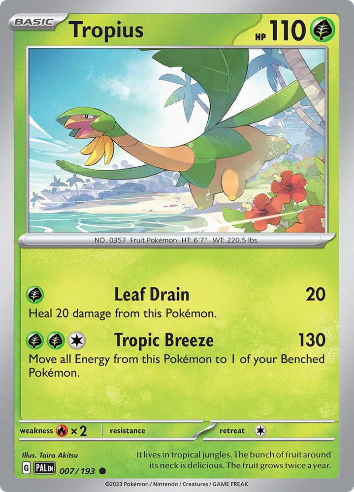 Tropius - 007/193 - Common - PAL 1