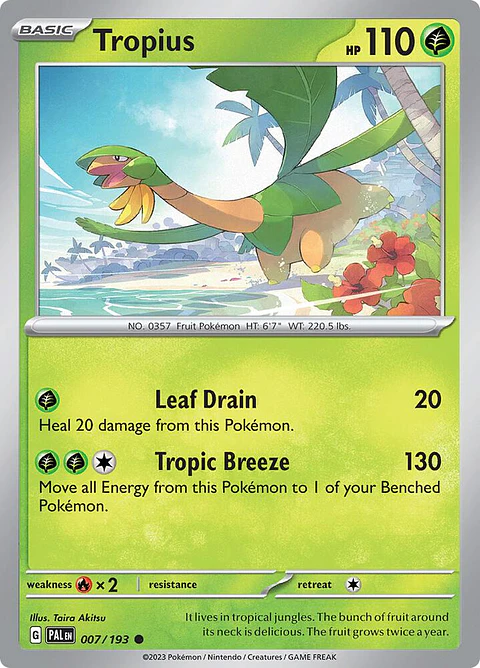 Tropius - 007/193 - Common - PAL