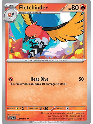 Fletchinder - 029/193 - Uncommon - PAL