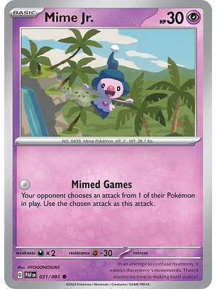 Mime Jr. - 031/091 - Common - PAF