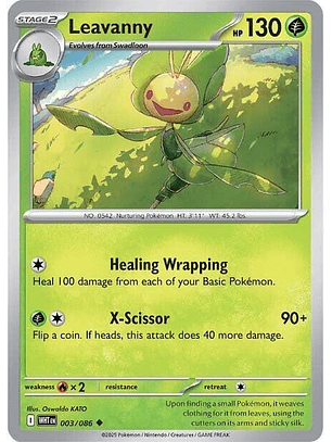 Leavanny - 003/086 - Uncommon - WHT