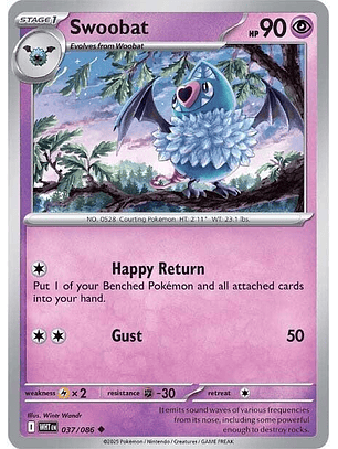 Swoobat - 037/086 - Uncommon - WHT
