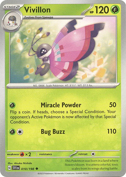 Vivillon - 010/198 - Uncommon - SVI