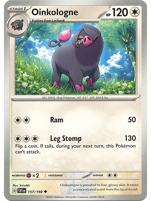 Oinkologne - 157/198- Uncommon - SVI