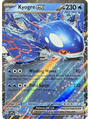 Kyogre ex - 178 - Promo - SVP