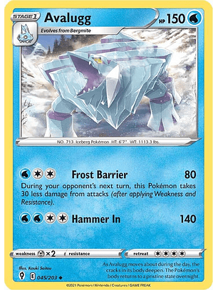 Avalugg - 045/203 - Uncommon - ESK