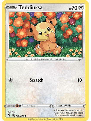 Teddiursa - 126/203 - Common - ESK
