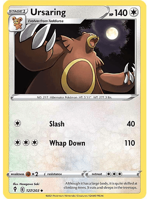 Ursaring - 127/203 - Uncommon - ESK