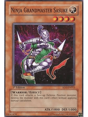 Ninja Grandmaster Sasuke - SD5-EN015 - Common