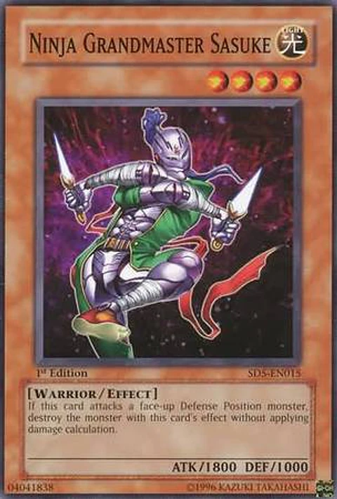 Ninja Grandmaster Sasuke - SD5-EN015 - Common
