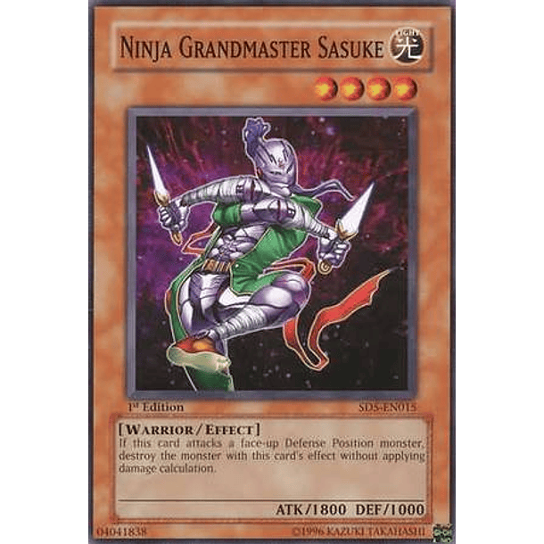 Ninja Grandmaster Sasuke - SD5-EN015 - Common