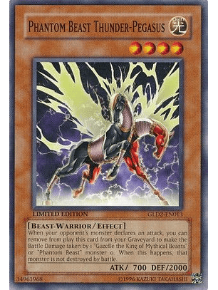 Phantom Beast Thunder-Pegasus - GLD2-EN013 - Common