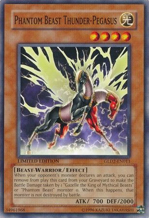 Phantom Beast Thunder-Pegasus - GLD2-EN013 - Common