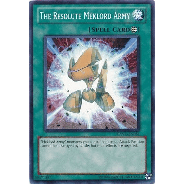 The Resolute Meklord Army - EXVC-EN051 - Common