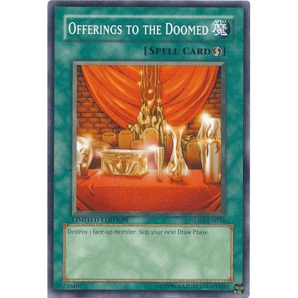 Offerings to the Doomed - GLD1-EN034 - Common
