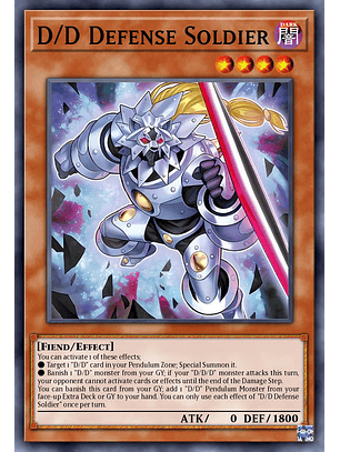 D/D Defense Soldier - DOOD-EN002 - Common 