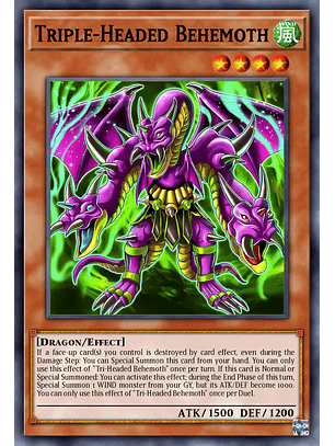 Triple-Headed Behemoth - DOOD-EN029 - Common 