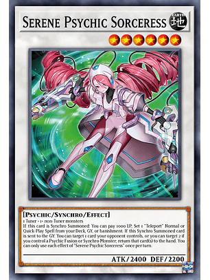 Serene Psychic Sorceress - DOOD-EN042 - Common 