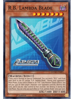 R.B. Lambda Blade - DOOD-EN091 - Common 
