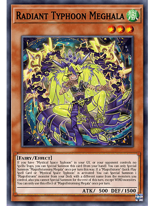 Radiant Typhoon Meghala - DOOD-EN012 - Super Rare 