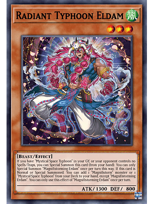Radiant Typhoon Eldam - DOOD-EN013 - Super Rare 