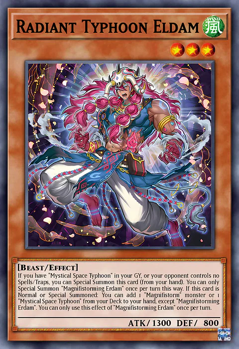 Radiant Typhoon Eldam - DOOD-EN013 - Super Rare 