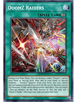 DoomZ Raiders - DOOD-EN057 - Super Rare 